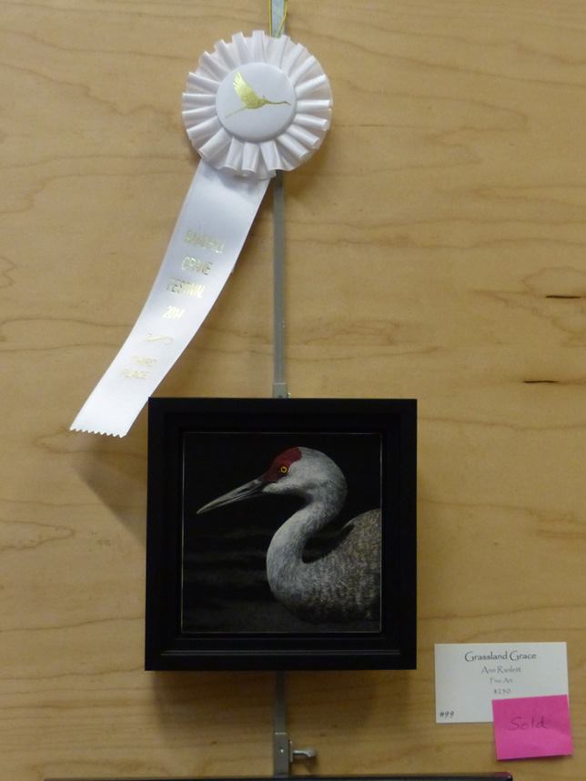 Grassland Grace at the Crane Festival Art Show