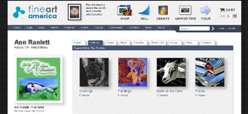 My Fine Art America shop