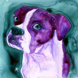 Not Me - watercolor painting by Ann Ranlett