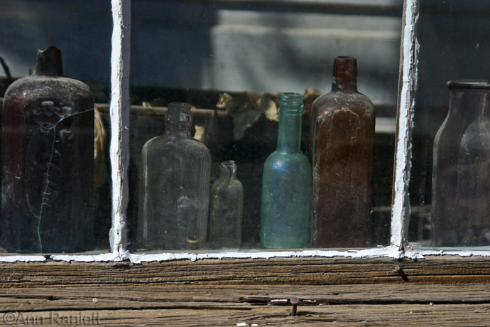 Bottles in a Window