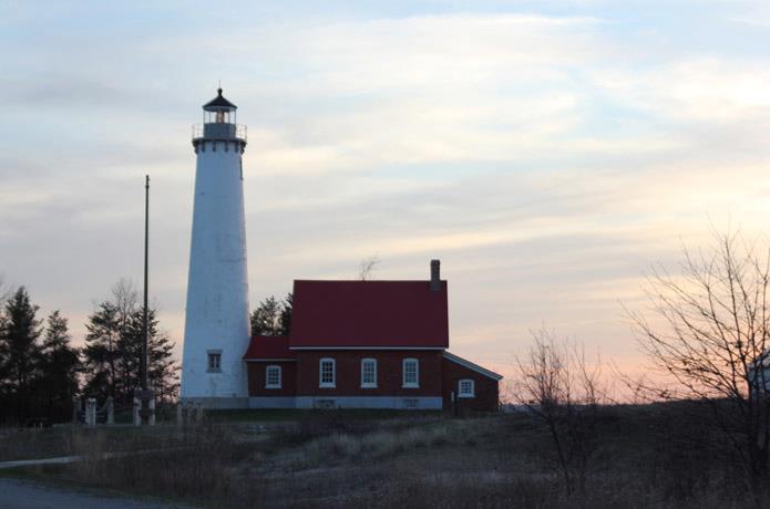 Tawas Point Lighthouse at Dusk